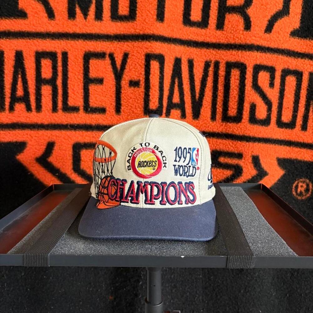Vintage 1990s Houston Rockets SnapBack Hat - Picture 1 of 7